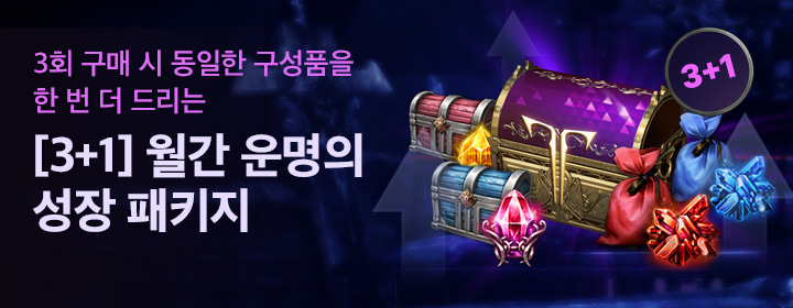 [3+1] 월간 운명의 성장 패키지