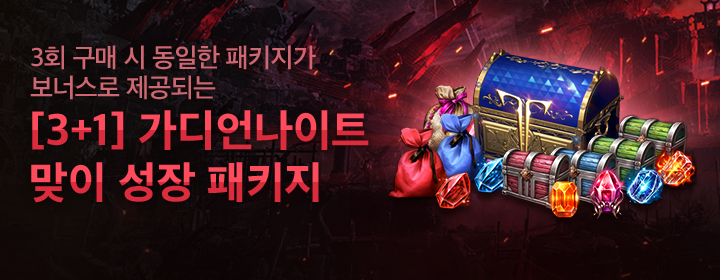 [3+1] 가디언나이트 맞이 성장 패키지