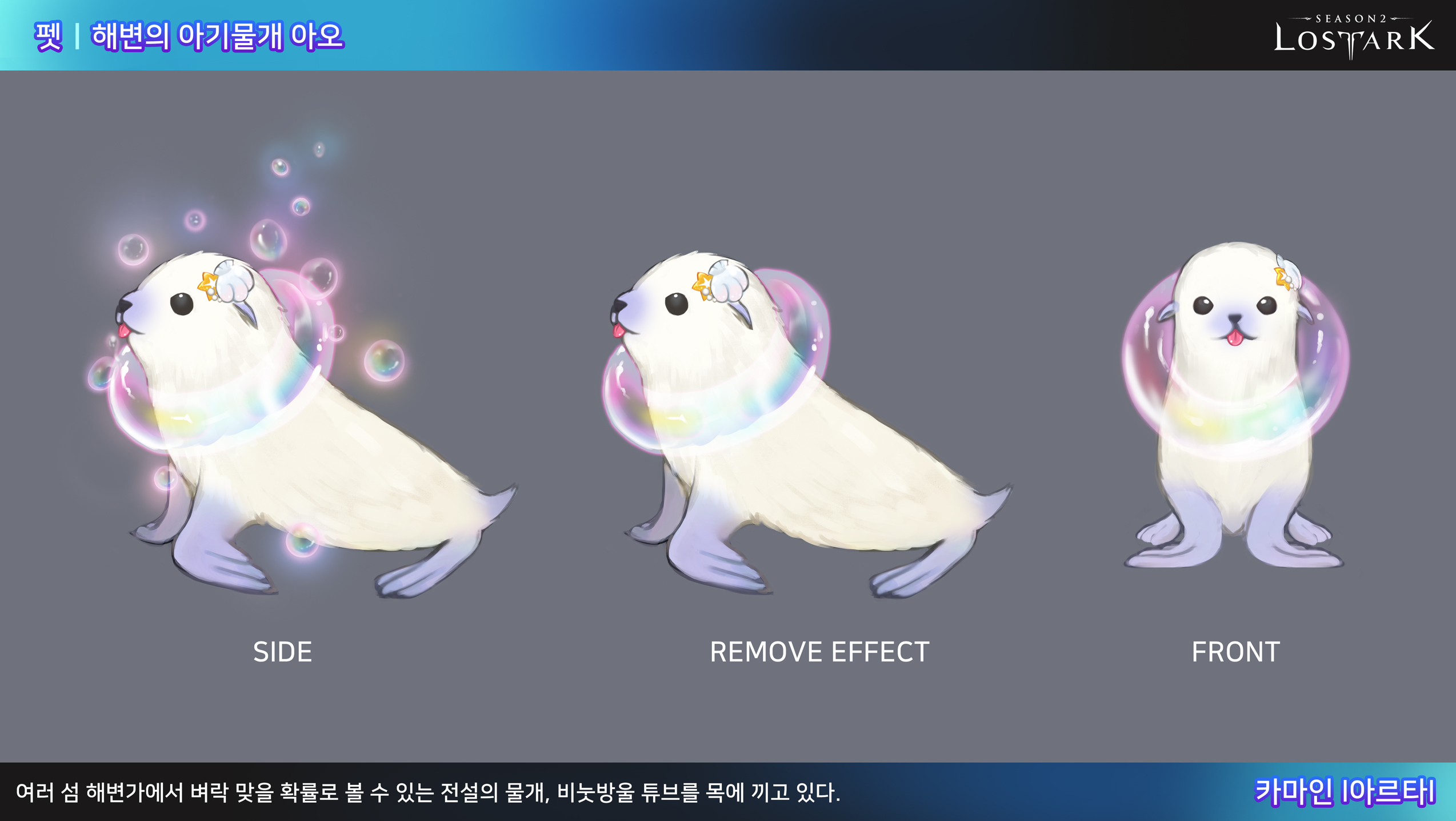 해변의 아기물개 아오 | 로스트아크 - 공모전게시판